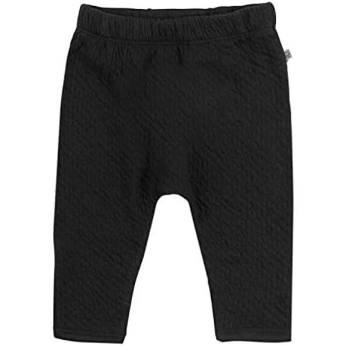 HonestBaby Matelasse Harem Pants Cozy Roomy Fit Pull on Bottoms 100% Organic Cotton for Infant Baby Boys, Girls, Unisex