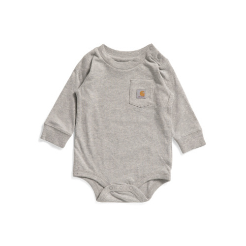 Infant Boys Long Sleeve Pocket Bodysuit | Kids & Baby | T.J.Maxx