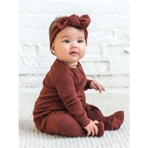 Kit Ribbed Zipper Sleeper