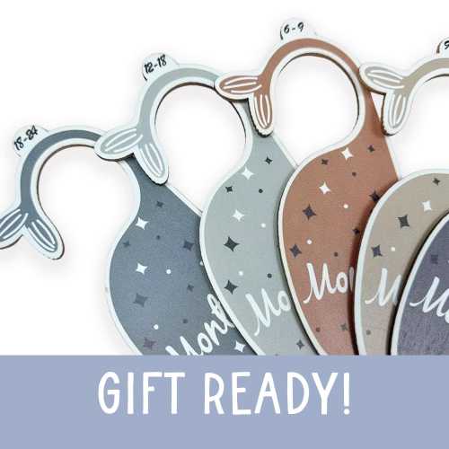 Baby Closet Dividers Gifts For Baby Shower Baby Closet Organizer Nursery Closet Divider Gender Neutral Baby Gift Newborn Clothes Hanger