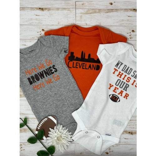 Browns Baby Bodysuit Bundle - Etsy