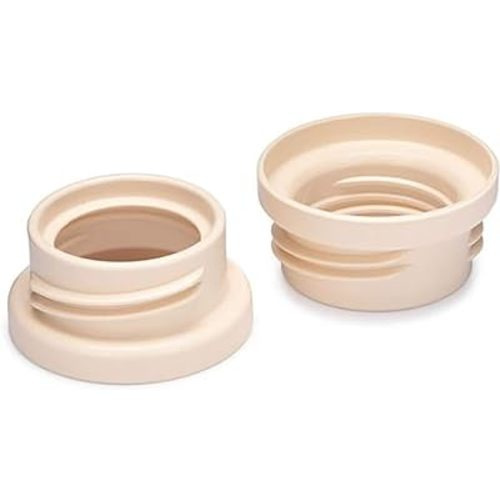 Motif Medical Narrow Neck Breast Pump Bottle Adapter - Breast Pump Bottle Connector for Motif Luna, Duo, Twist, Spectra Bottles, Ameda MYA & MYA Pro - Must-Have Breastfeeding Essentials (Set of 2)