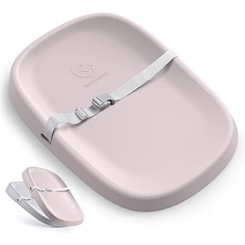 Bellababy Baby Changing Pad, Waterproof & Non-Slip, Soft, Easy to Clean, Polyurethane (PU), Light Pink
