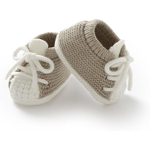 DovFanny Baby Booties Newborn Baby First Shoes Cozy Warm Knit Soft Booties for Toddler Infant Boy Girl