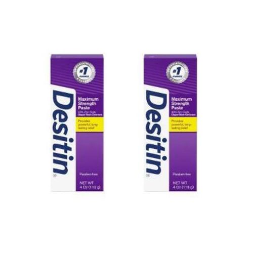 Desitin Maximum Strength Baby Diaper Rash Cream with Zinc Oxide - 4oz