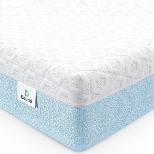 Dourxi Crib Mattress Dual-Sided Comfort Gel Memory Foam Toddler Mattress