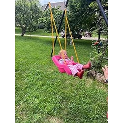 Little Tikes 2-in-1 Snug 'n Secure Swing Magenta