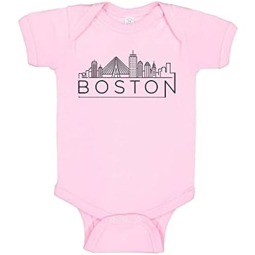 TATY Kids Skyline Boston Massachusetts Baby Infant Bodysuit