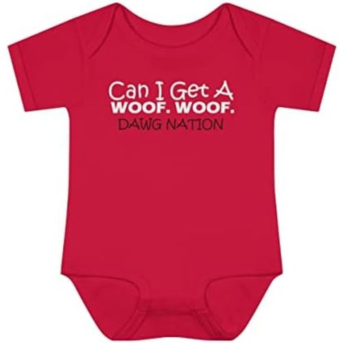 Southern Sisters Can I Get A Woof Woof Baby Bodysuit