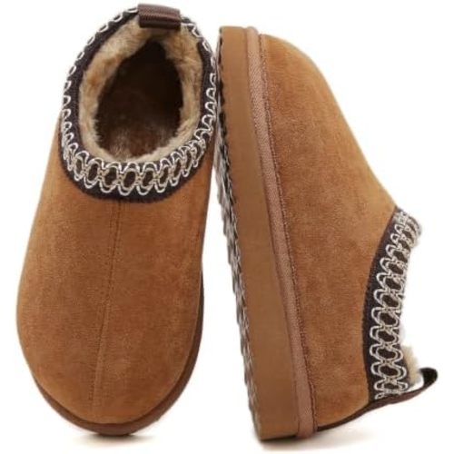 SMajong Kids Slippers Girls Boys House Shoes Fuzzy Warm