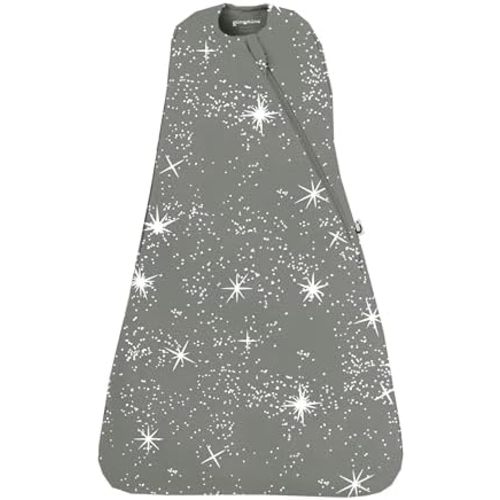 GUNAMUNA Swaddle Wrap for Newborns – Arms In or Out, Easy Diaper Changes with WONDERZiP, Soft Sleep Sack, 2.5 TOG