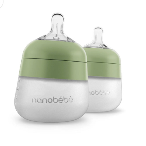 The Flexy Silicone Baby Bottle - FREE SHIPPING! BPA-Free, Anti-Colic – Nanobébé