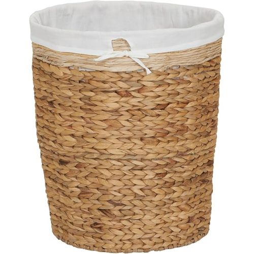 Household Essentials ML-4117 Wicker Basket Laundry Hamper with Liner Wicker Hamper, Brown