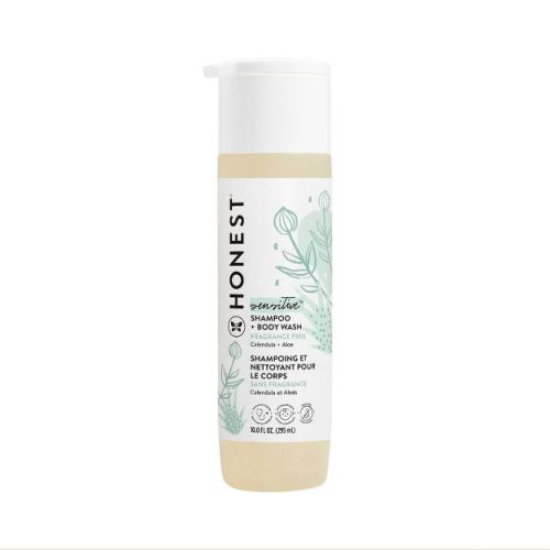 The Honest Company Sensitive Shampoo + Body Wash Fragrance Free - 10 Fl Oz