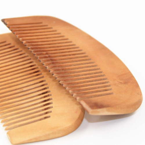 Wood Wooden Comb Anti-Static Beard Tren Hair Engraved TOP Natural