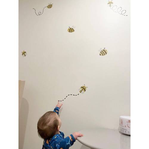 Honey Bee Decals | Honey Bee Wall Stickers | Bumblebee | Bumblebee Wall Decor | Winnie the Pooh Bumblebees