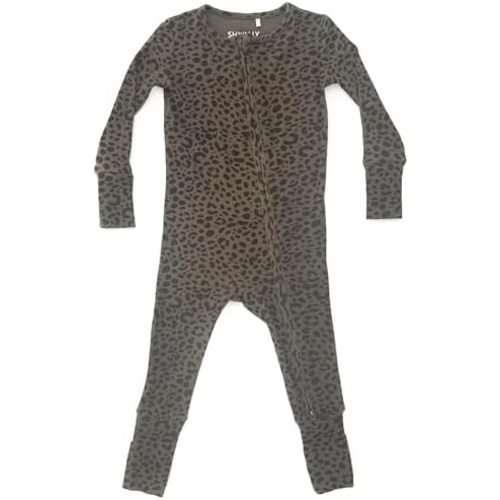Organic Baby Bamboo Rompers with 11 Signature Prints - Infant Zipper Jumpsuits