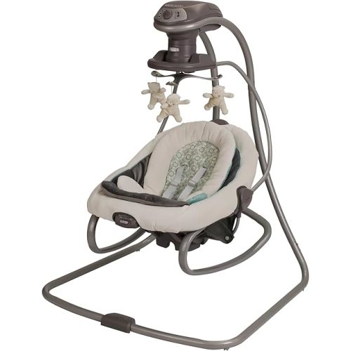 Graco DuetSoothe 2 in 1 Portable Baby Swing & Baby Rocker, Multi Direction, Vibration, Winslet