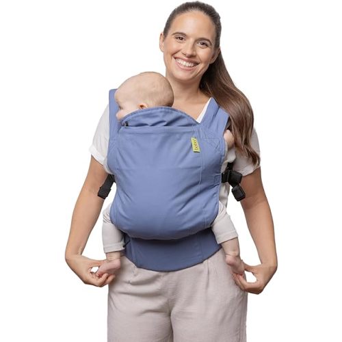 Boba Baby Carrier Classic - Backpack or Front Pack Baby Sling for 7 lb Infants and Toddlers up to 45 pounds (Vintage Navy)