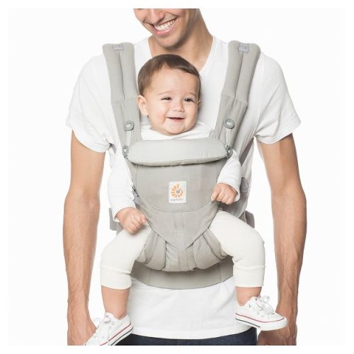 Ergobaby Omni 360 All Carry Positions Baby Carrier For Newborn To Toddler - Pure Black - 7-45 Lbs