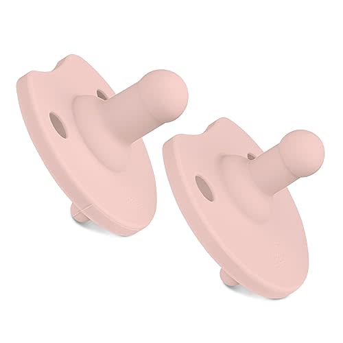 Ryan & Rose Cutie PAT Pacifier Teether (Preemie Kit, Blush)
