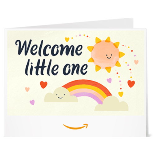 Amazon.com: Amazon Gift Card - Print - Welcome Rainbow: Gift Cards
