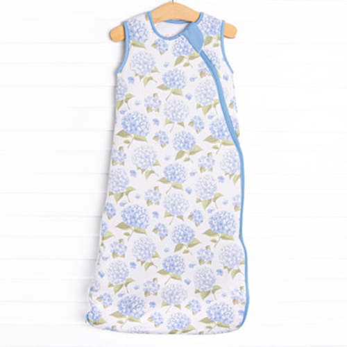 Hydrangea Blooms Bamboo Sleep Bag, Blue – Stitchy Fish