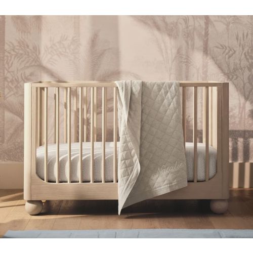 Palmer Convertible Crib 2-in-1, Sandstone | Pottery Barn Kids