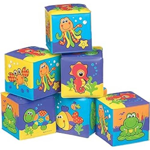 ASAP Amazon.com: Playgro Soft Stacking Blocks - Sensory Stacking Fun for Babies - Set of 6 Soft Sensory Blocks for 6+ Months - Promotes Cognitive Development & Bath Time Joy - Ideal Building Blocks for Toddlers : Everything Else