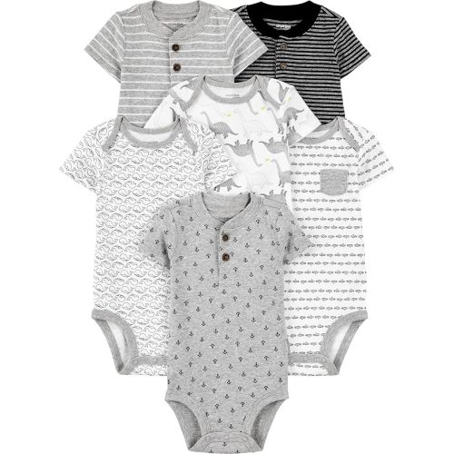 Simple Joys by Carter's baby-boys 6-pack Short-sleeve Bodysuit