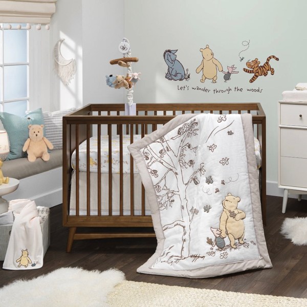 Storytime Pooh 3-Piece Crib Bedding Set