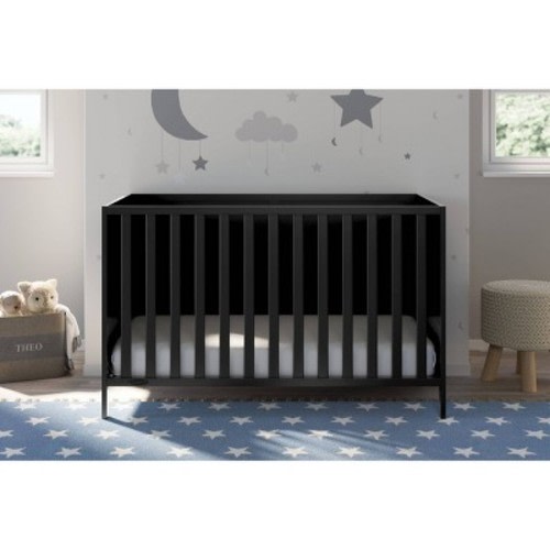 Graco Theo 3-in-1 Convertible Crib - Black