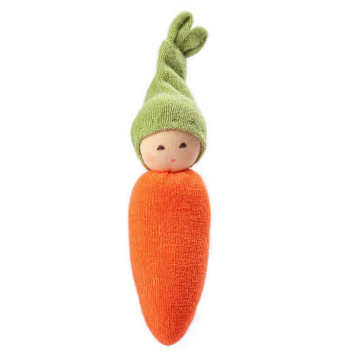 Carrot rattle doll