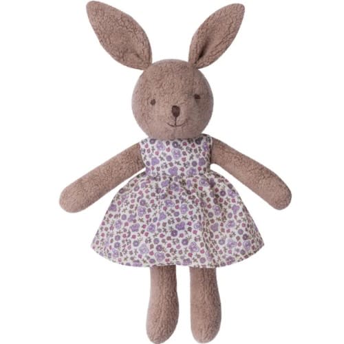Little Bunny Plush - Cocoa Brown Vintage Floral