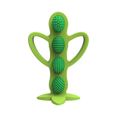 Dr. Brown's Peapod Teether and Training Toothbrush, BPA Free, 100% Silicone, 3months+