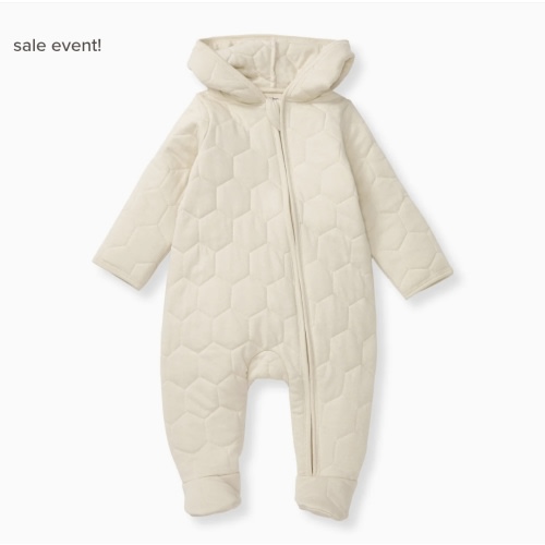 Organic Cotton Honeycomb Quilted Bunting – Burt's Bees Baby