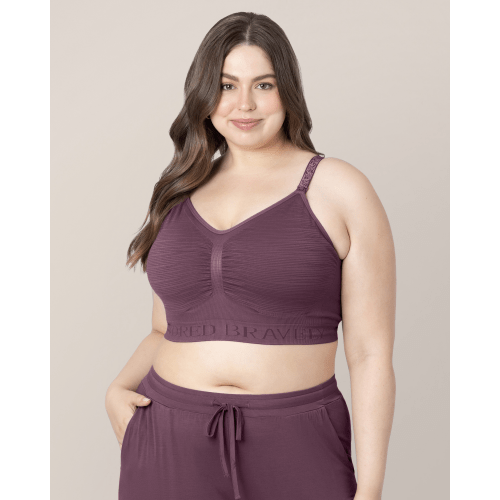 Sublime® Hands-Free Pumping & Nursing Bra | Burgundy Plum – Kindred Bravely