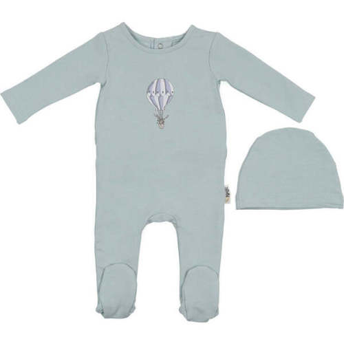 Air Balloon Footie, Baby Blue - Maniere | Maisonette