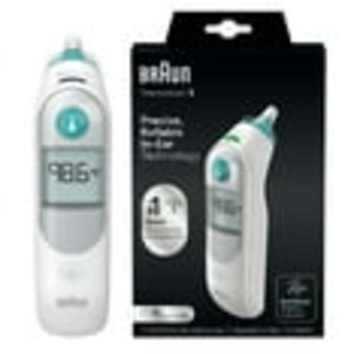 Braun Kids ThermoScan 5 Ear Thermometer, Quick Read, Sanitary, Memory Function, White, IRT6500US