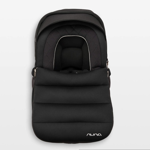 Nuna ® PIPA ™ Series Caviar Black Car Seat Winter Footmuff