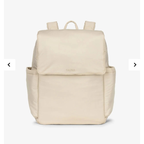 Diaper Backpack with Laptop Sleeve - OATMEAL