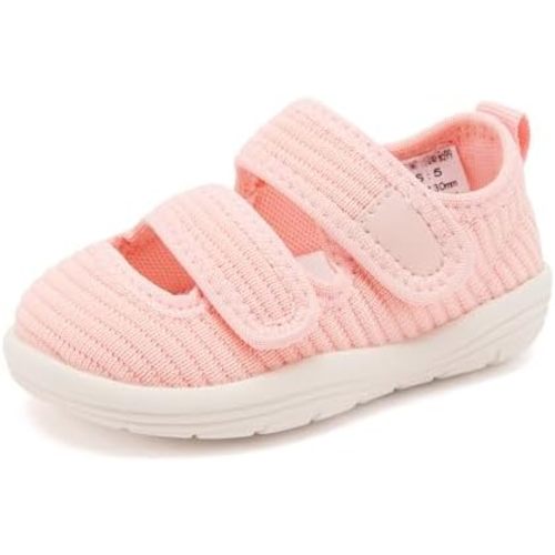 BMCiTYBM Baby Walking Shoes Infant Boy Girl First Walker Sneakers Breathable Lightweight Non-Slip Barefoot Shoes 6 9 12 18 24 Months
