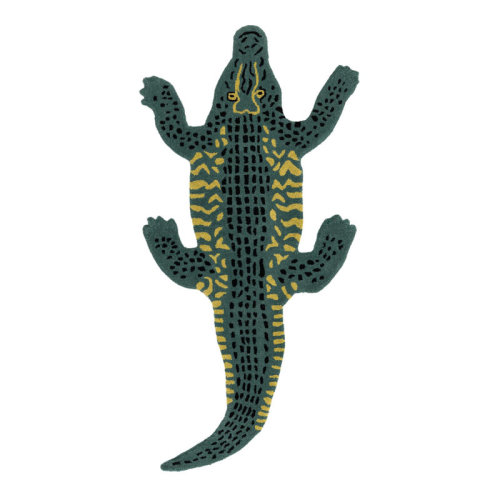 Unique Loom Crocodile Playtime Kids Wool Rug | Wayfair