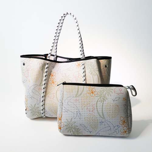 TROPICAL TURTLE BASIC SET: EVERYDAY TOTE AND POUCH