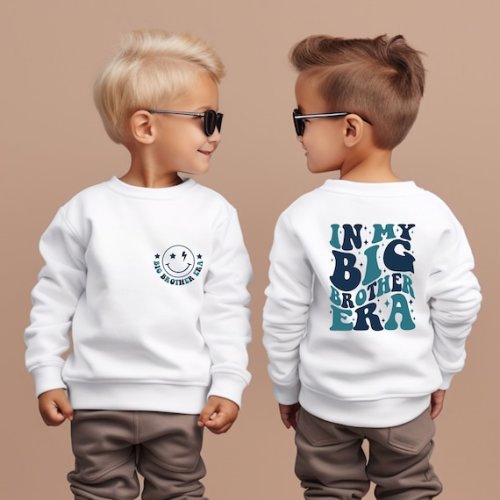 In My Big Brother Era Sweatshirt, Big Brother Sweater, Funny Toddler Sweatshirt, Big Bro Sweater, Trendy Kid Sweatshirt, Concert Kid Sweater - Etsy