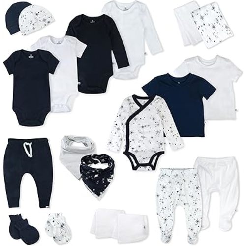 HonestBaby Baby 100% Organic Cotton Gift Sets, Multipack