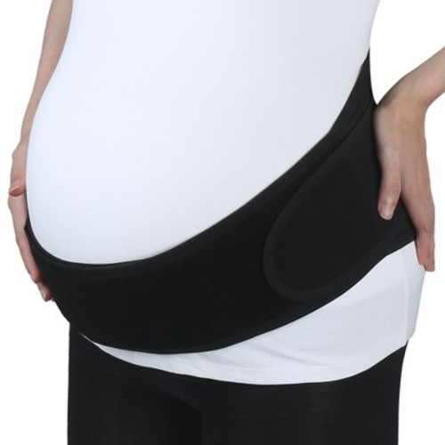 Unique Bargains Pregnancy Women Abdomen Support Adjustable Belly Bands Black 1PC Black
