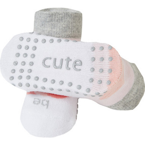 Stella 6 Pack Baby Socks, Multi - Sticky Be Socks | Maisonette