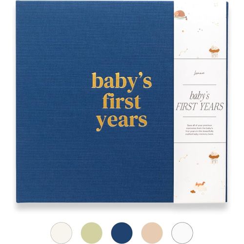 Lamare Baby First Year Book – Baby Memory Book for Girls & Boys - Baby Milestone Book from Pregnancy to Childhood – Cute Baby Book Keepsake Gift