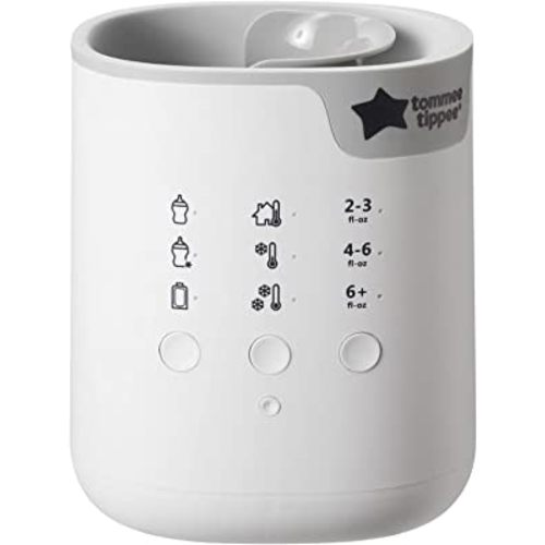 Tommee Tippee All-in-One Advanced Electric Bottle and Food Pouch Warmer, Warms Baby Feeds to Body Temperature in Minutes, Automatic Timer, White